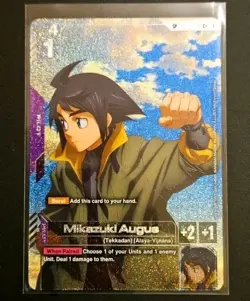 GUNDAM CARD GAME ST05-010 C+ (SP) MIKAZUKI AUGUS - SPC+ (STEEL REQUIEM GD03) - Image 1