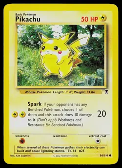 Pokemon Card - Pikachu Legendary Collection 86/110 Common - Image 1