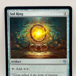 Sol Ring Foundations DRC 0057 Foil Magic The Gathering MTG Artifact Card - Image 1