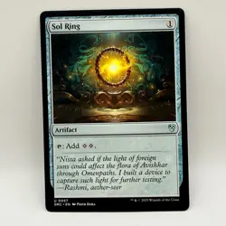 Sol Ring Foundations DRC 0057 Foil Magic The Gathering MTG Artifact Card - Image 2