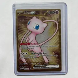 Mew ex 205/165 Metal Card SV151 Hyper Rare Gold Pokemon Card NM/M - Image 3
