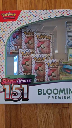 Pokemon 151 Blooming Waters Premium Collection Box Sealed New Pokemon Cards - Image 2