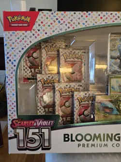 Pokemon 151 Blooming Waters Premium Collection Box Sealed New Pokemon Cards - Image 3