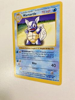 Wartortle 42/102 Base Set Shadowless Regular MP - Pokemon Card - Image 3
