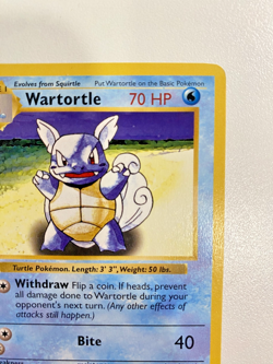 Wartortle 42/102 Base Set Shadowless Regular MP - Pokemon Card - Image 5