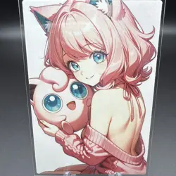 AI Vtuver & Jigglypuff Anime Waifu Card Doujin ACG Goddess Holo - Image 2