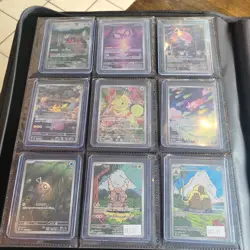 Pokemon 68 Card Binder Collection Lot Massive Rare Holos v gx ex vmax more look - Image 5