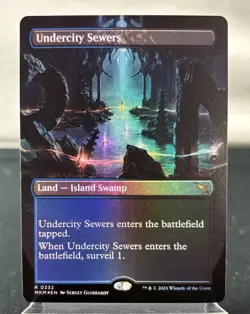Magic The Gathering: Undercity Sewers (Borderless Foil) Murders at Karlov Manor - Image 1