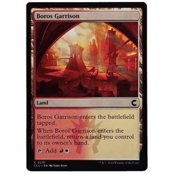 x4 Boros Garrison CLU MTG M/NM Playset Common Multi-color Dual Land TCG CCG - Image 1
