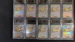 2025 JPN Pokemon Pikachu ex 044/193 TOC 9.5 GEM-MINT Graded Cards lot*10 GL15 - Image 1