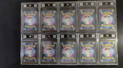 2025 JPN Pokemon Pikachu ex 044/193 TOC 9.5 GEM-MINT Graded Cards lot*10 GL15 - Image 2