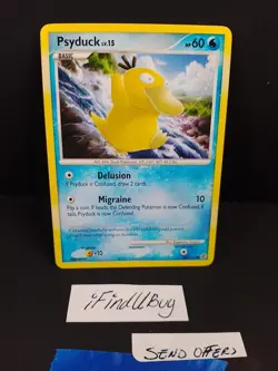 Pokemon Psyduck NM Common Secret Wonders 100/132 Card - Image 1