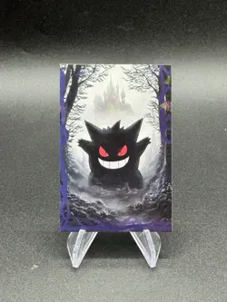 Dark Gengar Cracked Ice Pokemon Halloween Database Card 47 Peru Us Seller - Image 1
