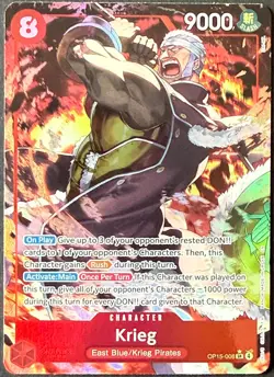 One Piece Card Game TCG Krieg OP15-008 Alt Art M/NM Condition - Image 1