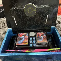Pokemon Mega Charizard x EX Ultra-Premium Collection TCG UPC Opened Box No Cards - Image 1
