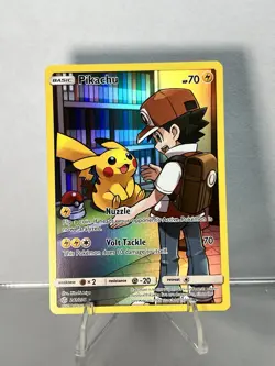 Pokemon Pikachu Secret Rare 241/236 Sm-Cosmic Eclipse Holo Card 70 HP - Image 1