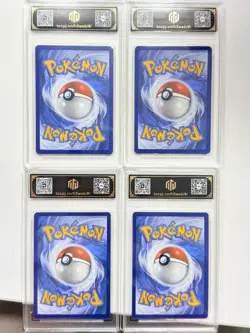 Graded Pokemon TCG TOC 9.5/8 Pikachu Holo 4-Card Set (M23, M24, Paldea)lot AB78 - Image 2