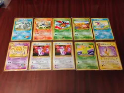 Vintage Pokemon Pocket Monster Cards in excellent to NM condition - Image 5