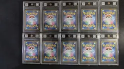 2025 Pokemon Japanese Pikachu ex 044/193 TOC 10 PRISTINE Graded Card Lot*10 GL15 - Image 2