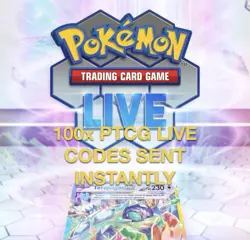 100 Random Code Cards Pokemon TCGO Live Online Unused Immediate Delivery Via MSG - Image 1