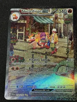 Skeledirge ex 258/193 Paldea Evolved SIR Full Art Holo Pokemon Card NM - Image 2