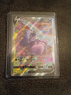 Pokemon Galarian Slowking v TCG Card Sword & Shield Chilling Reign 179/198 - Image 1
