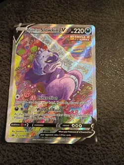 Pokemon Galarian Slowking v TCG Card Sword & Shield Chilling Reign 179/198 - Image 2