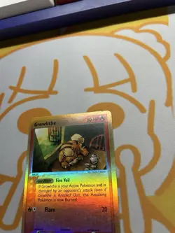 Growlithe 65/100 EX Sandstorm 2003 Reverse Holo e-Series Pokemon Card - Image 4