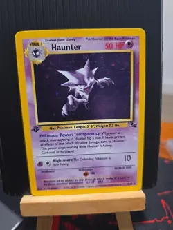 Pokemon TCG Haunter 6/62 First Edition Fossil Holo - Image 1
