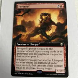 Pyrogoyf (Extended Art) R Commander: Modern Horizons 3 59 NM - Image 1