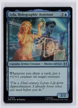 Lyla, Holographic Assistant #7 Spider-Man Eternal Foil Uncommon - Image 1