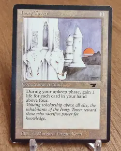 IVORY TOWER x1 mtg MP-HP Antiquities 1 Unc (#Z120) - Image 1