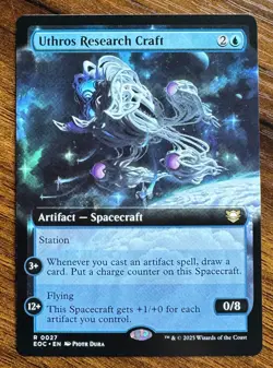 Uthros Research Craft #27 · Edge of Eternities · Extended Art · Non-Foil - Image 1