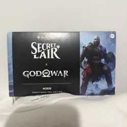 Secret Lair x God of War: Norse RAINBOW FOIL Edition Playstation MTG Sealed - Image 1