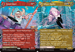 MTG Gwen Stacy // Ghost-Spider (0209) - Borderless, NM-Mint, English Marvel's Sp - Image 1