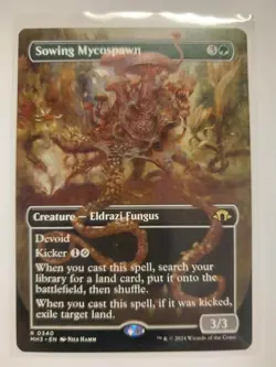 SOWING MYCOSPAWN (BORDERLESS) 340 RARE MODERN HORIZONS 3 MAGIC: THE GATHERING NM - Image 2
