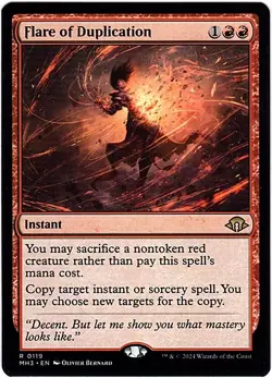 MTG Modern Horizons 3 Flare of Duplication NM (Rare) - Image 1