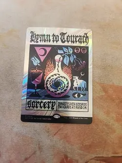 Hymn To Tourach Halo Foil Secret Lair MTG NM - Image 1