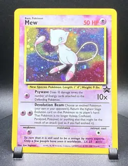 Mew 09/53 Pokemon Wotc Promo Holo Beautiful Front Holo - Image 1