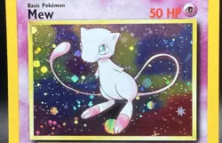 Mew 09/53 Pokemon Wotc Promo Holo Beautiful Front Holo - Image 2