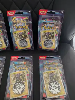 12 PACKS! Pokemon Mega Evolution Phantasmal Flames Blister 6x LOT like ETB - Image 4