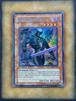 Yugioh Dark Grepher PTDN-EN000 Secret Rare 1st Ed MP (#2) - Image 1
