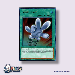 Comic Hand (Gold) DLCS-EN077 1st Edition Ultra Rare NM Yu-Gi-Oh! - Image 1