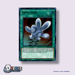 Comic Hand (Blue) DLCS-EN077 1st Edition Ultra Rare NM Yu-Gi-Oh! - Image 1