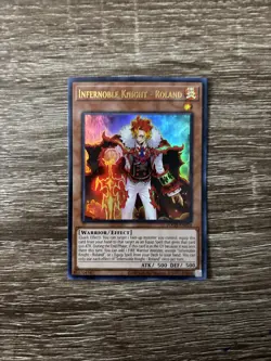 YUGIOH TCG INFERNOBLE KNIGHT ROLAND TOCH-EN014 1ST EDITION - Image 1