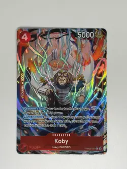 Koby PRB02-001 - One Piece CCG - Foil Rare Premium Booster - The Best Vol. 2 - Image 1