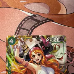 One Piece Nami OP14-031 SR Alt Art The Azure Sea’s Seven English MINT - Image 2