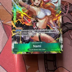 One Piece Nami OP14-031 SR Alt Art The Azure Sea’s Seven English MINT - Image 3