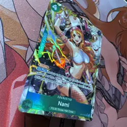 One Piece Nami OP14-031 SR Alt Art The Azure Sea’s Seven English MINT - Image 5