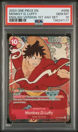 One Piece English Version 1st Year Anniversary Set PSA 10 Sequential Set - Image 3